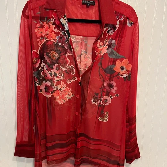 Petit Pois pajama style top and pants - Picture 3 of 3